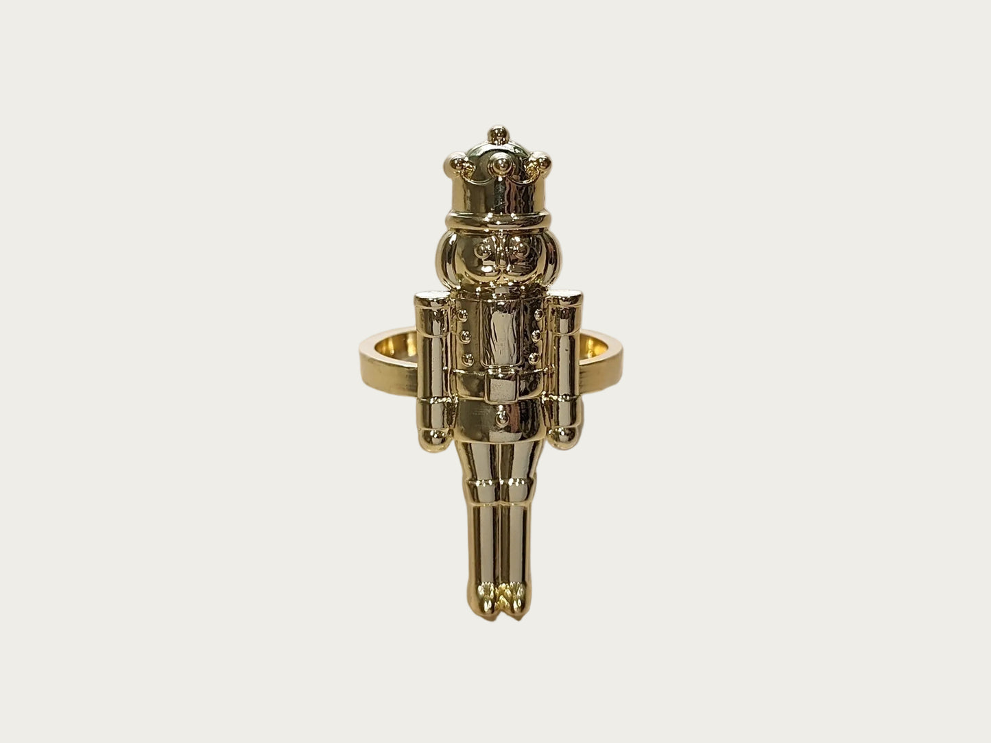 Anillo p/servilletas cascanueces dorado