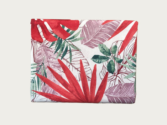 Mantel rectangular Tropical Rojo (1.6 x 2.6 m)