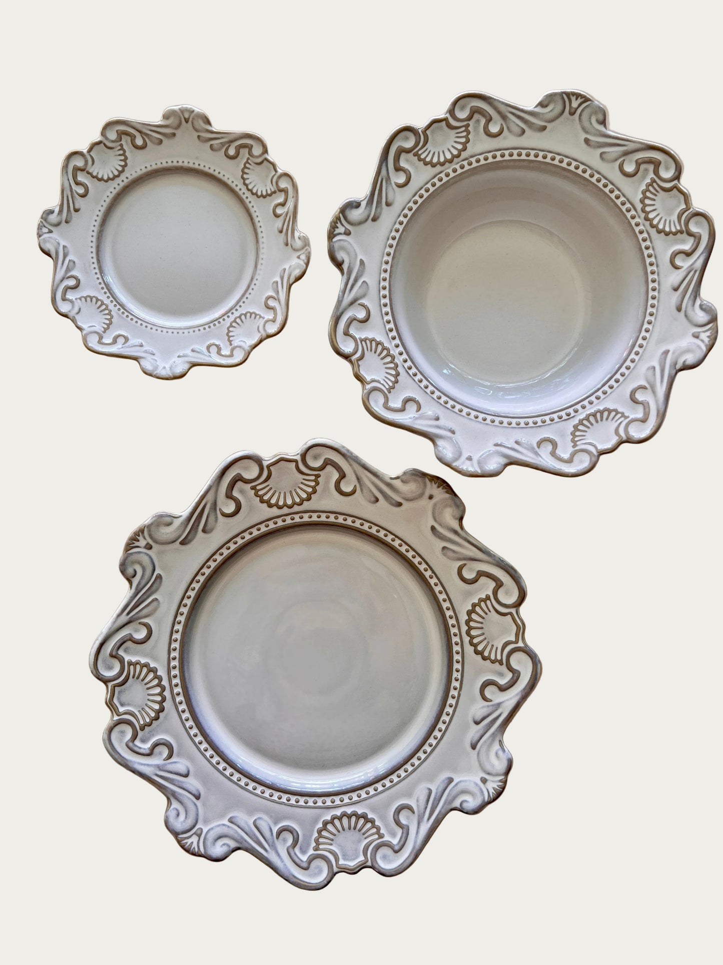 Set vajilla Barroca