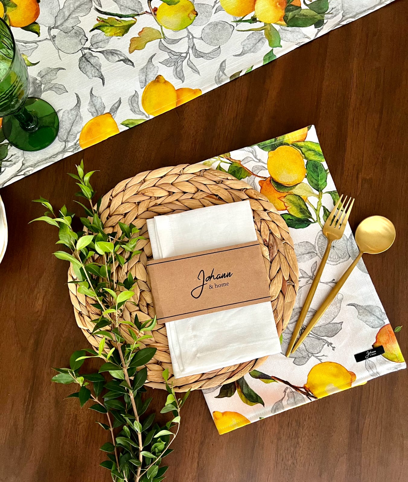 Mantel individual Limones